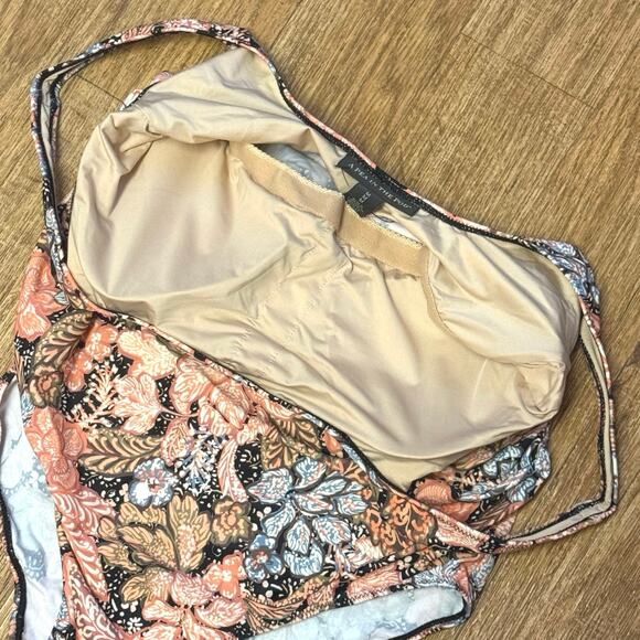 A Pea in the Pod Maternity Floral One-Piece Square Neckline Swimsuit Size Medium - Picture 6 of 12